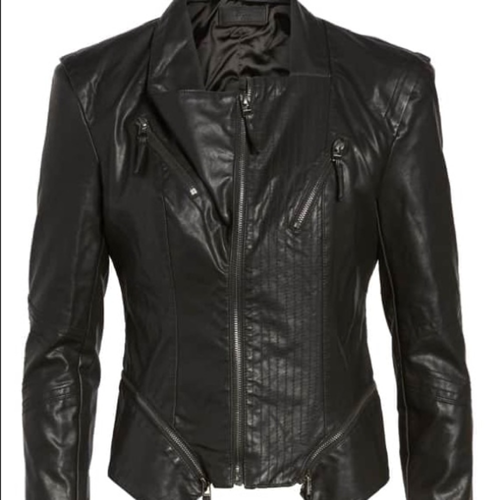 BLANKYNYC FAUX LEATHER JACKET